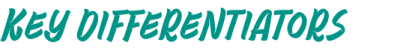 key-differentiators